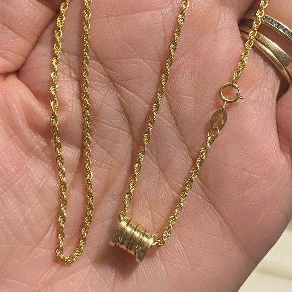 Real 18k Saudi gold necklace